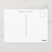 Reykjavík, Island Postkarte (Rückseite)