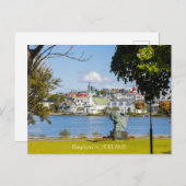 Reykjavik Island Postkarte (Vorne/Hinten)