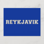 Reykjavik Island Postkarte (Vorderseite)