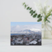 Reykjavík, Island Postkarte (Stehend Vorderseite)