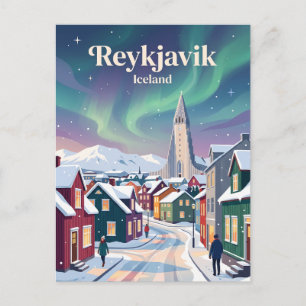 Reykjavik Island Postkarte