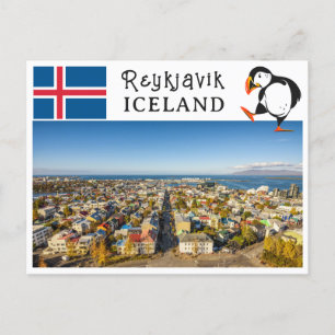 Reykjavik Island Postkarte