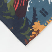 Reykjavík Island Reisen Vintag Fleecedecke (Ecke)