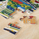 Reykjavík Island Reisen Vintag Puzzle (Seite)