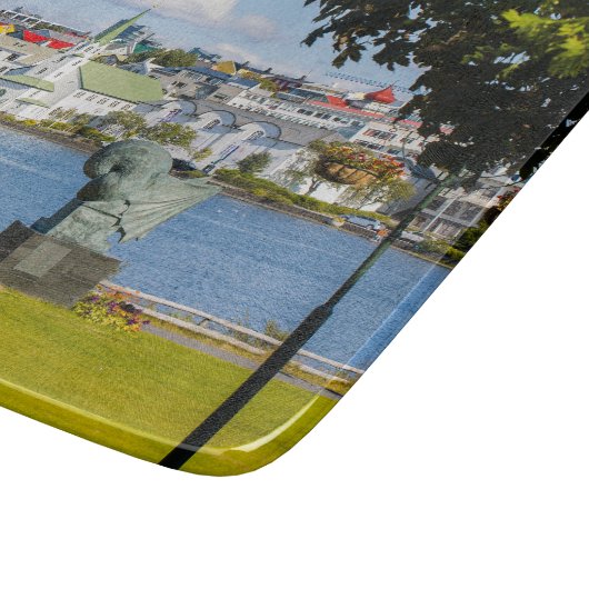 Reykjavik Island Schneidebrett (Ecke)