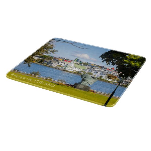 Reykjavik Island Schneidebrett (Ecke)