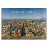 Reykjavik Island Schneidebrett (Vorderseite)