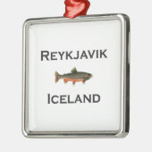 Reykjavik Island Silbernes Ornament (Links)