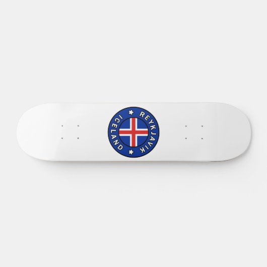 Reykjavik Island Skateboard (Horizontal)