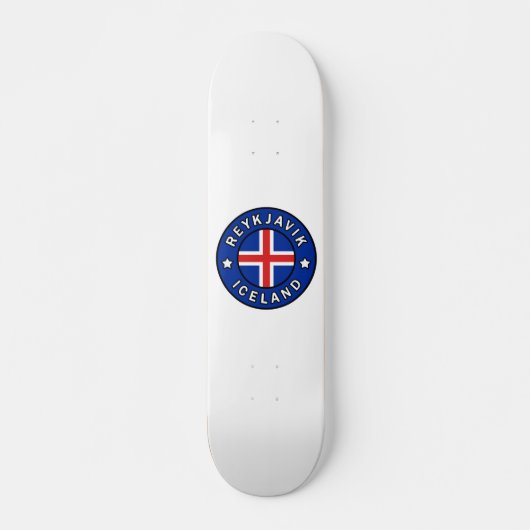 Reykjavik Island Skateboard (Vorne)