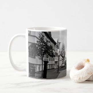 Reykjavik Island Street Scene Black and White Kaffeetasse
