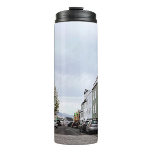 Reykjavik Island Street Scene Europe Foto Thermosbecher