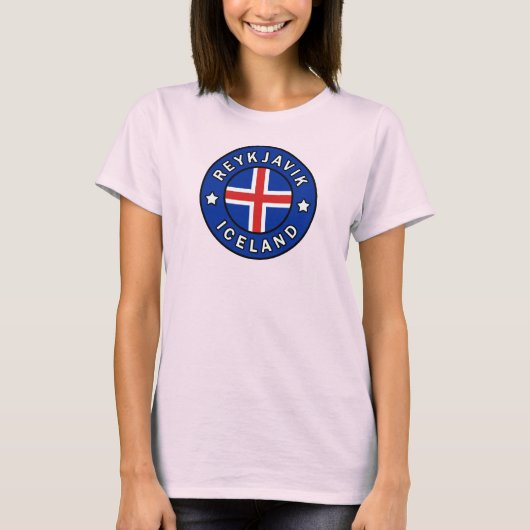 Reykjavik Island T-Shirt (Vorderseite)