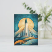 Reykjavik Island Travel Postkarte (Stehend Vorderseite)