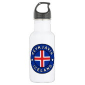 Reykjavik Island Trinkflasche (Vorderseite)
