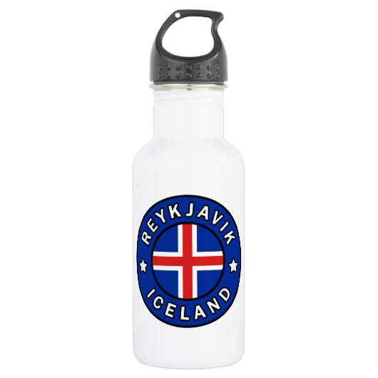 Reykjavik Island Trinkflasche (Vorderseite)