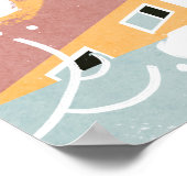 Reykjavik, Island Vintage Travel Poster (Ecke)