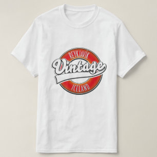 Reykjavík Island-Vitaminlogo T-Shirt