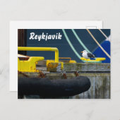 Reykjavik, isländische Postkarte (Vorne/Hinten)