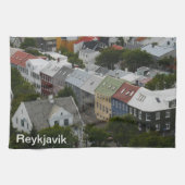 Reykjavik Isländische Teetücher Geschirrtuch (Horizontal)