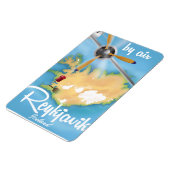 Reykjavik, isländisches Reiseplakat Magnet (Linke Seite)