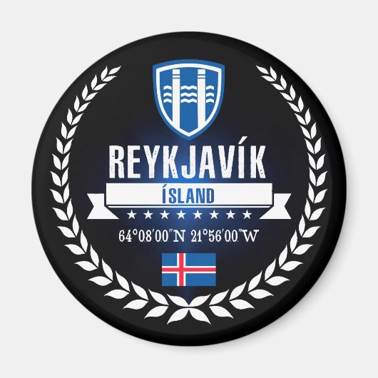 Reykjavík Magnet (Vorne)