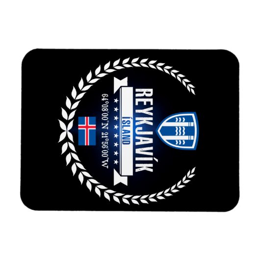 Reykjavík Magnet (Horizontal)