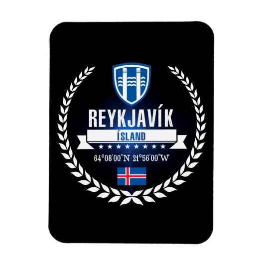 Reykjavík Magnet (Vertikal)