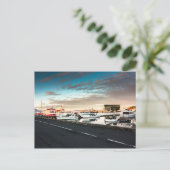 Reykjavik Marina Island Postcard Postkarte (Stehend Vorderseite)
