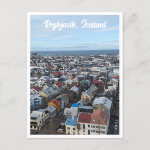 Reykjavik Postcard Postkarte