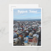 Reykjavik Postcard Postkarte (Vorne/Hinten)