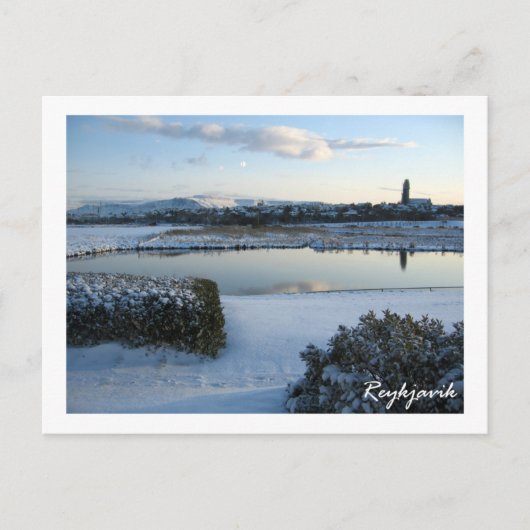 Reykjavík Postkarte (Vorderseite)