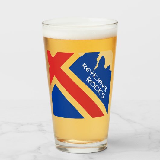 Reykjavik Rocks Glass Glas (Vorne (Gefüllt))