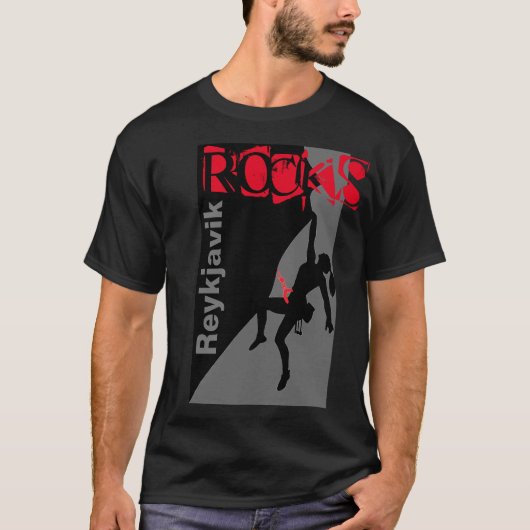 Reykjavik Rocks T-Shirt (Vorderseite)