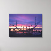 Reykjavik Sonnenuntergang Leinwand #3 (Vorderseite)