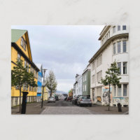 Reykjavik Street Scene Island Foto