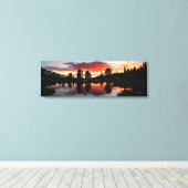 Reymann Lake Sunset - Yosemite Leinwanddruck (Insitu (Holzboden))