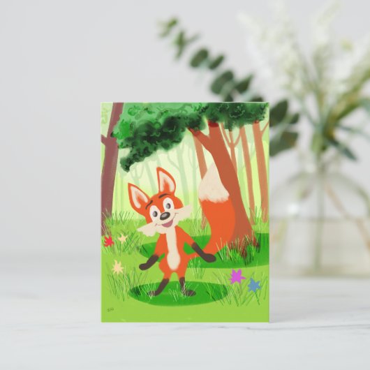Reynard the Fox Postcard Postkarte (Stehend Vorderseite)