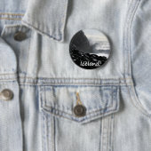 Reynisfjara Strand Island Button (Beispiel)
