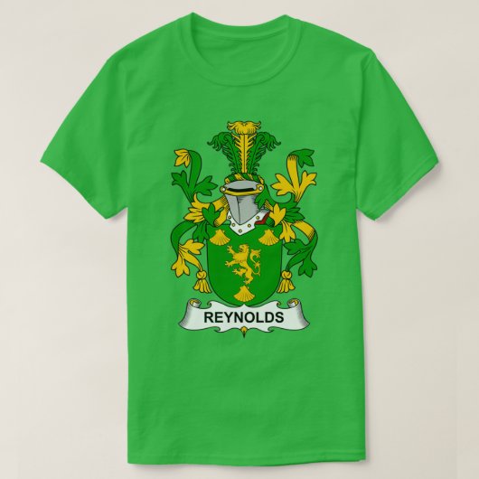 Reynolds Coat of Arms Familienwappen T-Shirt (Design vorne)