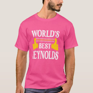 Reynolds Familienname von Team Nachname von Bes vo T-Shirt