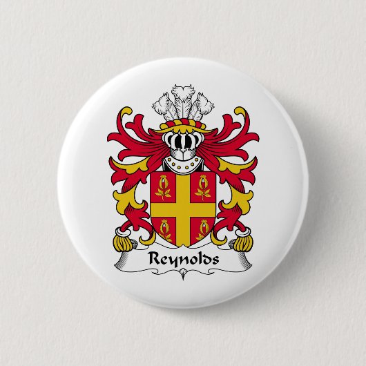 Reynolds-Familienwappen Button (Vorderseite)