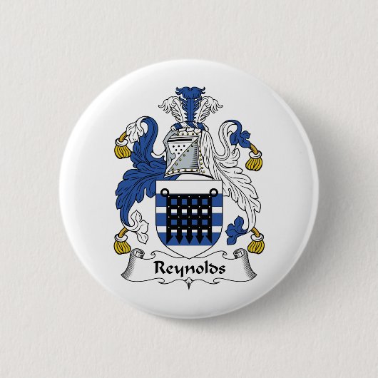 Reynolds-Familienwappen Button (Vorderseite)