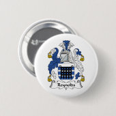 Reynolds-Familienwappen Button (Vorne & Hinten)