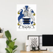 Reynolds Familienwappen Poster (Heimbüro)
