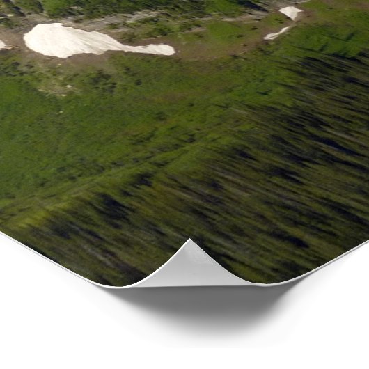 Reynolds Mountain und Reynolds Creek Valley Poster (Ecke)