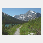 Reynolds Mountain vom Logan Pass beim Glacier Park Geschenkpapier Set (Vorderseite 3)