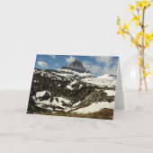 Reynolds Mountain vom Logan Pass beim Glacier Park Karte (Gelbe Blume)