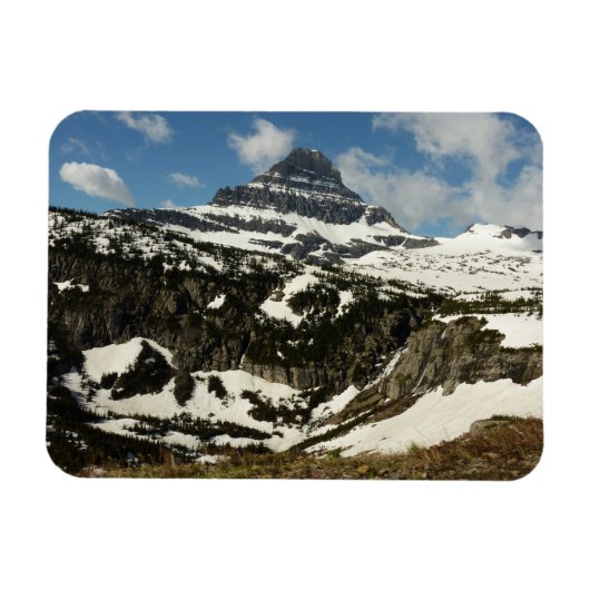 Reynolds Mountain vom Logan Pass beim Glacier Park Magnet (Horizontal)