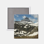 Reynolds Mountain vom Logan Pass beim Glacier Park Magnet (Vorderseite/Rückseite)